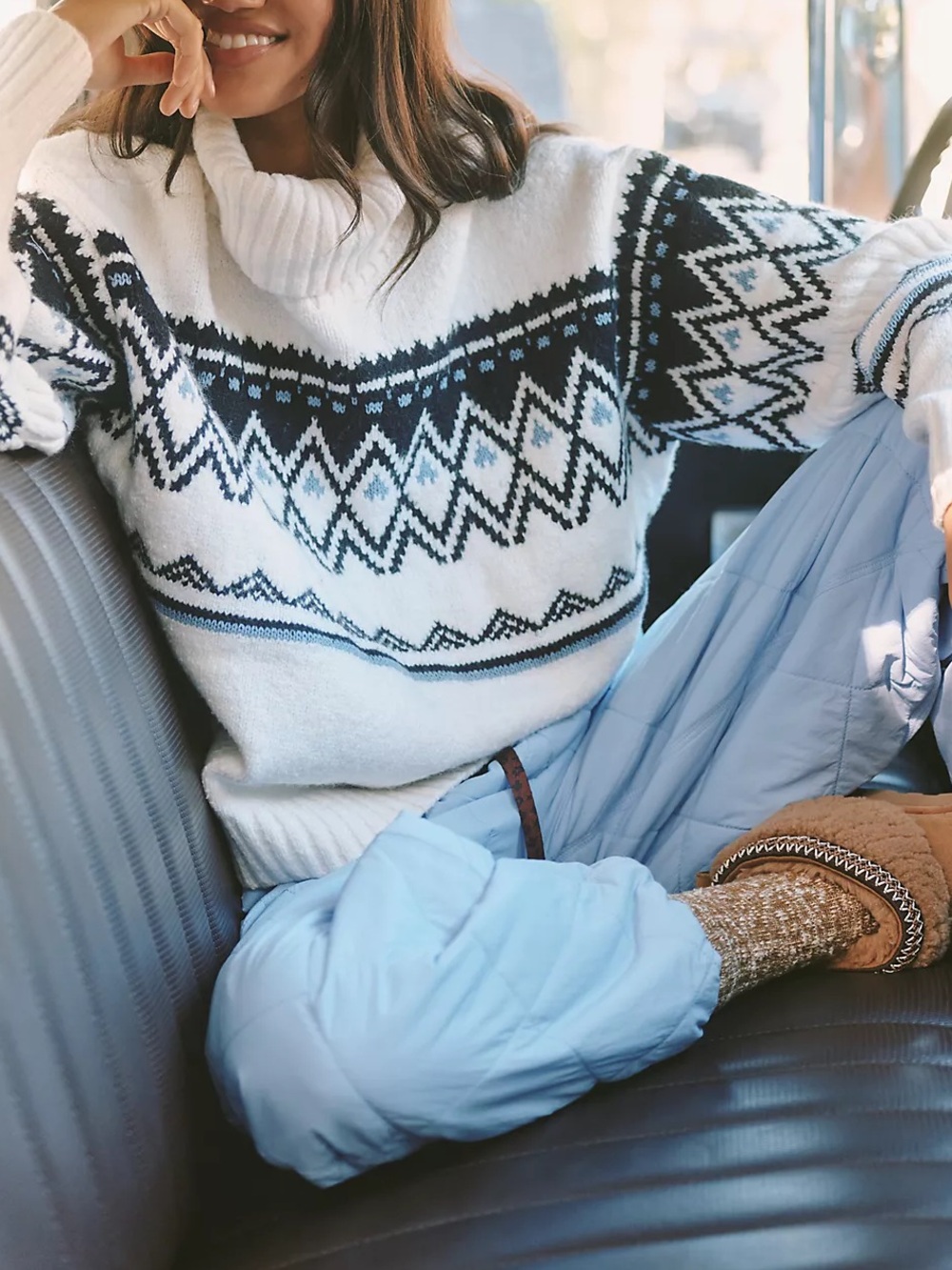 Daily Practice Evergreen Turtleneck Sweater